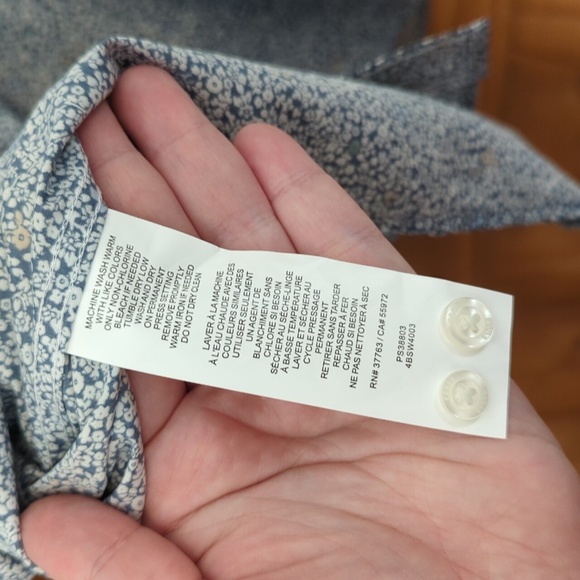 Perry Ellis Men's XL Long Sleeve Button-Up - Picture 5 of 5